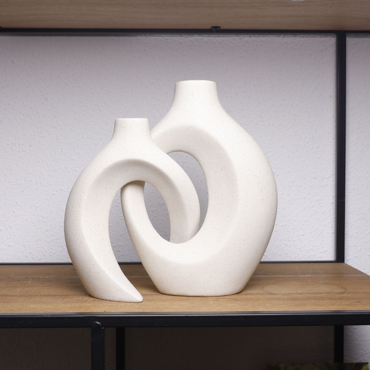 Keramische vaas, set van 2, hartvormige vaas, matte matte textuurafwerking, boerderijdecoratie, woondecoratie, decoratieve vaas, vazen voor je slaapkamer, kantoor, woonkamer, badkamer (wit Keramische vaas, set van 2, hartvormige vaas, matte matte textuurafwerking, boerderijdecoratie, woondecoratie, decoratieve vaas, vazen voor je slaapkamer, kantoor, woonkamer, badkamer (wit